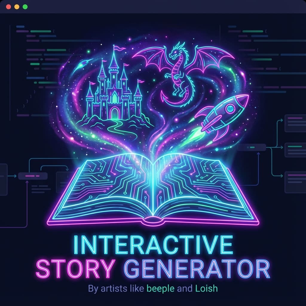 Interactive Story Generator Interface